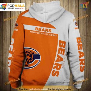 Gift for Fans 3D Cheap Chicago Bears Hoodie Sweatshirt 2