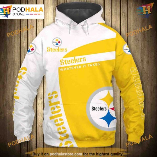 Gift for Fans Pittsburgh Steelers 3D Hoodie Sweatshirt Pullover