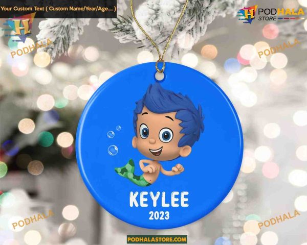 Gil-Themed 2023 Christmas Ornament, Personalized for Kids
