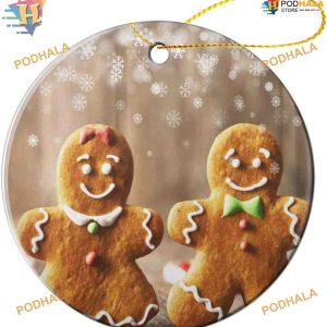 Gingerbread Couple 2023 Ornament, Personalized Family Ornaments, Xmas Decor
