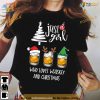 Girl Loves Whiskey Santa Hat Shirt, Funny Christmas Gift Ideas