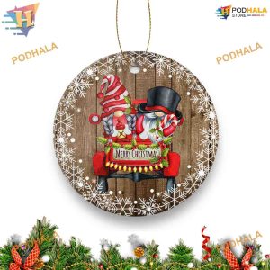 Gnome Christmas Truck Ornament, Family Christmas Ornaments