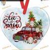 Gnome Red Truck 2023 Ornament, Funny Christmas Ornaments for Home