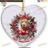 Golden Retriever's First Christmas 2023, Personalized Dog Ornament