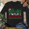 Golfing With Santa Xmas Shirt, Funny Xmas Gifts