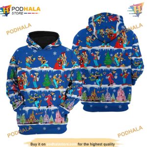Goofy Dog Christmas Disney 3D All Over Printed Hoodie Disney Apparel Ideas 1
