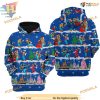 Goofy Dog Festive Zip 3D Hoodie, For a Disney Xmas