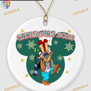 Goofy's Holiday Joy Ornament, 2023 Disney Christmas Ornament for Trees