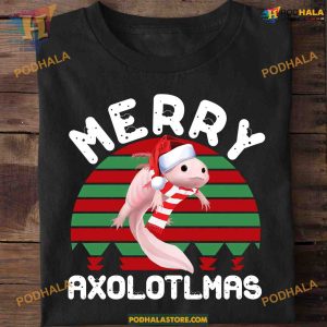 Gorgeous Axolotl Christmas Shirt, Family Christmas Shirt Ideas