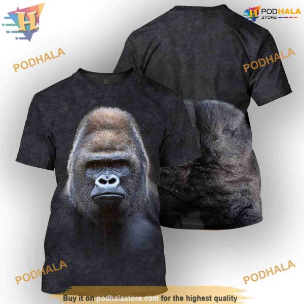 Gorilla Animal Costume Full All Over Printed 3D Hoodie Sweatshirt