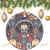 Gothic Style Skull Halloween 2023, Funny Christmas Ornaments, Tree Decor