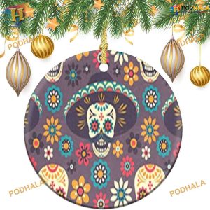 Gothic Style Skull Halloween 2023, Funny Christmas Ornaments, Tree Decor