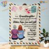 Granddaughter's Christmas Personalized Grandma Blanket