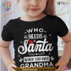 Grandma Over Santa Christmas Shirt, Family Funny Christmas Shirt