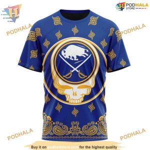 Grateful Dead Special Design NHL Buffalo Sabres 3D Hoodie Unique Apparel 3