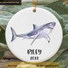 Great White Shark Festive Ornament, Personalized Christmas Decor