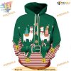 Green Antelope 3D Hoodie, Creative Christmas Gift
