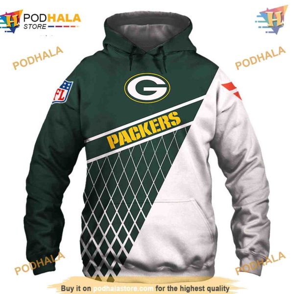 Green Bay Packers NFL Hoodie 3D, Affordable Sweatshirt Gift for Fans
