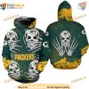 Green Bay Packers NFL Hoodie 3D Skull, Halloween Graphic Fan Gear
