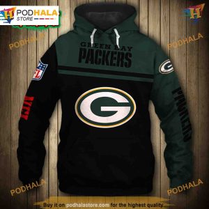 Green Bay Packers Skull NFL Hoodie 3D, Pullover Sweatshirt for Enthusiasts