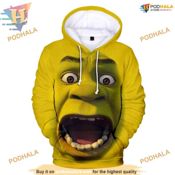 Green Grinch 3D Sweatshirt, Xmas Monster Mischief, Funny Xmas Gifts
