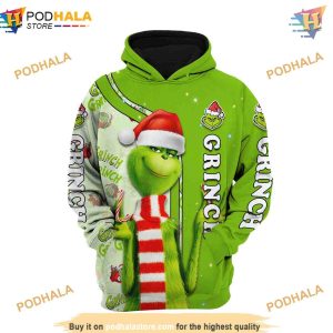 Green Grinch Christmas Disney 3D Hoodie Trending Gifts 3