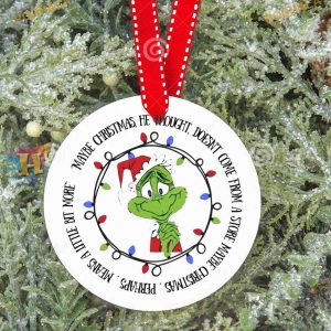 Grinch Christmas Ornament, The Grinch Ceramic Keepsake 2023