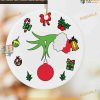 Grinch Holding Ball Ornament, Christmas Grinch Tree Decorations