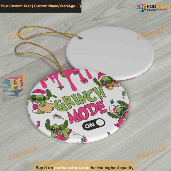 Grinch Mode On Ceramic Ornament Keepsake, The Grinch Christmas Gifts