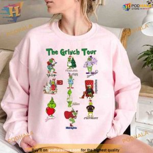 Grinch Tour Xmas Edition Sweatshirt Grinch Christmas Shirt Grinchmas Xmas Sweatshirt 2