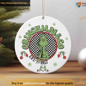 Grinchmas Co 1957 Decor, Classic Grinch Christmas Ornaments