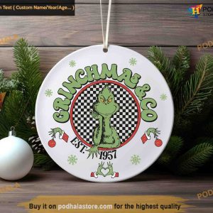 Grinchmas Co 1957 Decor Classic Grinch Christmas Ornaments 3