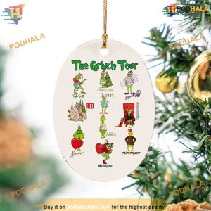 Grinchmas Eras Tour Ornament Custom Christmas Ornaments Grinchmas Decor 3