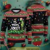 Grinch's Jolly Mood Ugly Christmas Sweater for a Unique Xmas Party Look