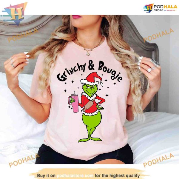 Grinchy Bougie Christmas Unique Grinch Sweatshirt, Grinch Christmas Gifts, Funny Tee