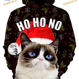 Grumpy Cat Christmas Hoodie, A Comically Creative Gift