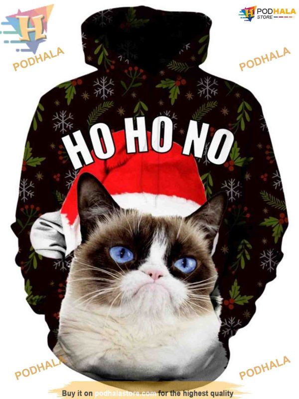 Grumpy Cat Christmas Hoodie, A Comically Creative Gift