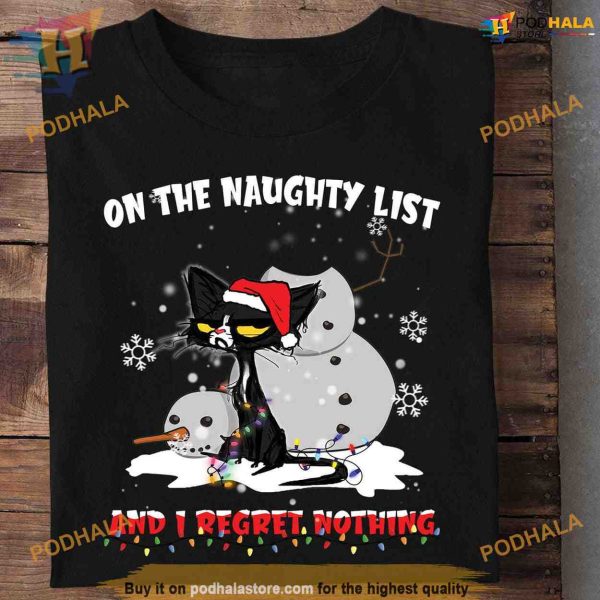 Grumpy Cat & Snowman Shirt, Family Christmas Shirt Ideas