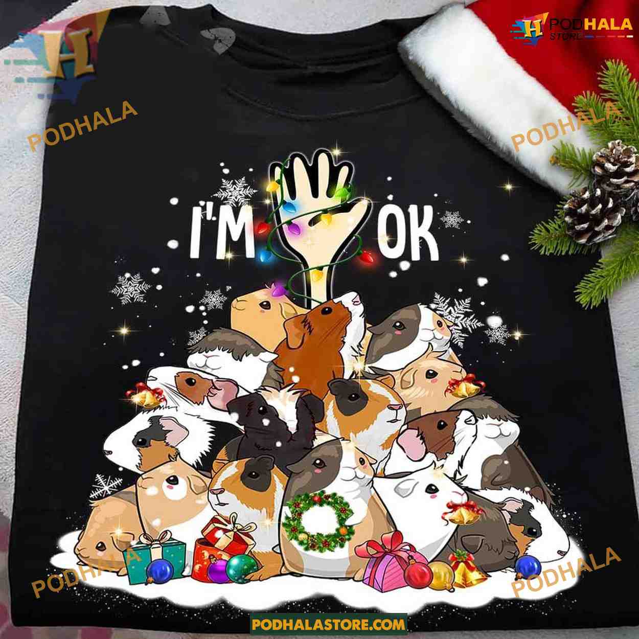 Guinea Pig Christmas Lover Shirt, Matching Family Xmas Shirt Guinea Pig Christmas Lover Shirt, Matching Family Xmas Shirt