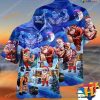 Gym Santa Christmas Aloha Shirt, Santa Claus Hawaiian