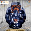 Halloween Horror Night 3D Bears Hoodie, NFL Chicago Bears Apparel