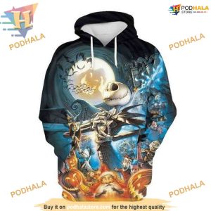 Halloween Meets Xmas in Jack's 3D Hoodie, Unique Idea