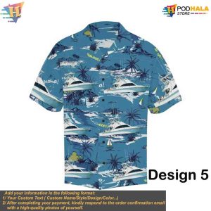 Hawaiian Car Pattern Shirt Custom Photo Muscle Car Lovers Birthday Gift 9