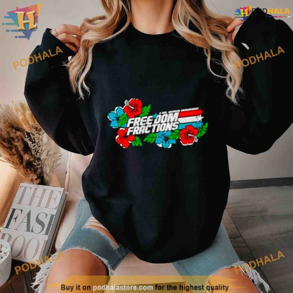 Hawaiian real American measurement freedom fractions Shirt For Women Men