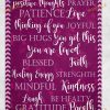 Healing Message of Hope Get Well Soon Christmas Blanket