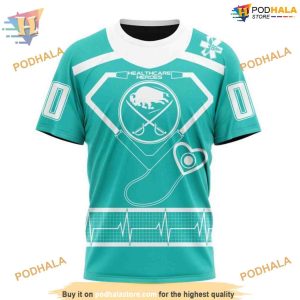 Healthcare Heroes Tribute Buffalo Sabres Personalized NHL Hoodie 3D Design 3