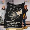 Heartfelt Hug for Grandma Personalized Christmas Blanket