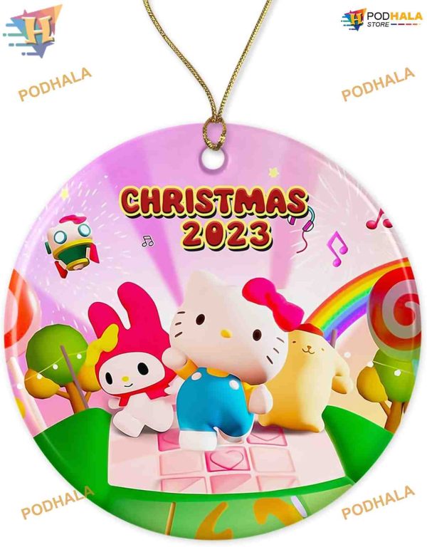 Hello Kitty 2023 Baby Christmas Keepsake, Personalized Family Ornaments
