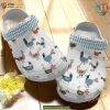 Hen Mama Cute Rubber Crocs Shoes, Funny Gifts for Chicken Lovers