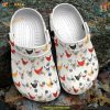 Hen Mama Gift Rubber Crocs Shoes, Trending Funny Footwear